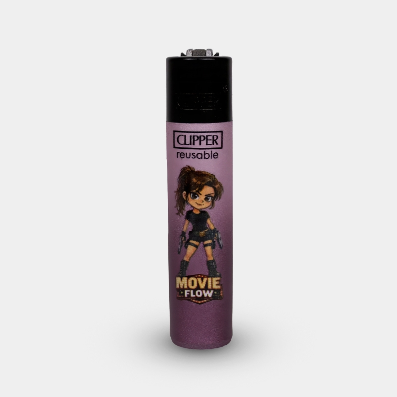 Mechero Clipper Flow Movie Lara Croft
