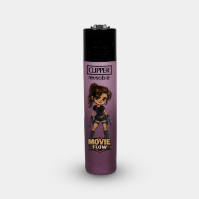 Mechero Clipper Flow Movie Lara Croft