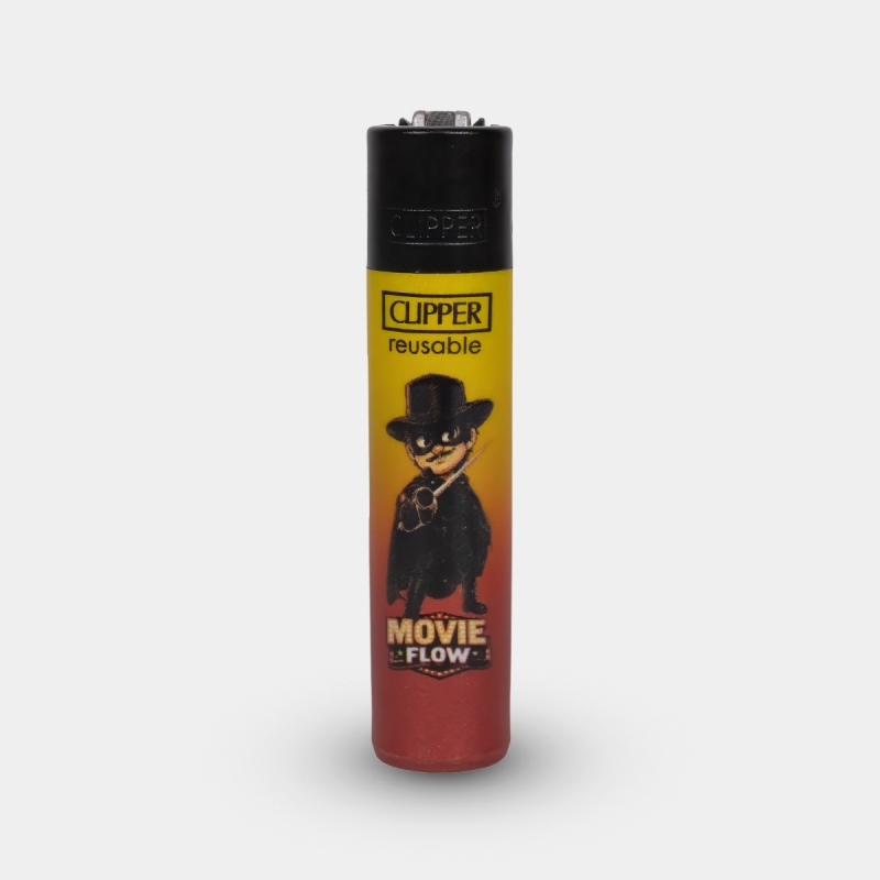 Mechero Clipper Flow Movie El Zorro