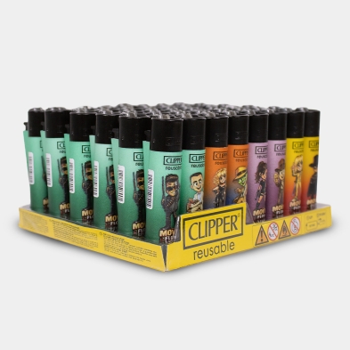 Mechero Clipper Flow Movie mecheros en caja