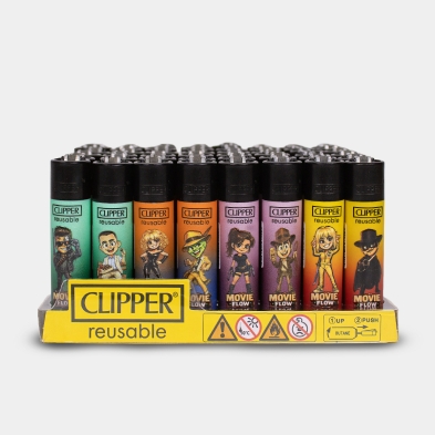 Mechero Clipper Flow Movie Display 48 mecheros