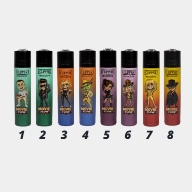 Mechero Clipper Flow Movie