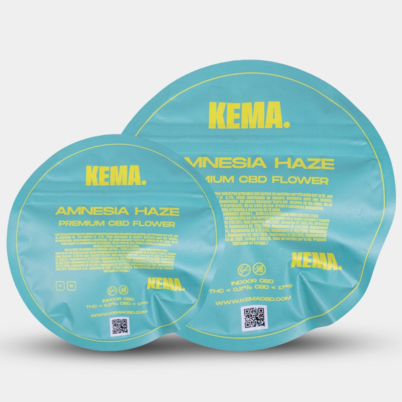 Flores CBD KEMA 'Amnesia Haze' todos los formatos
