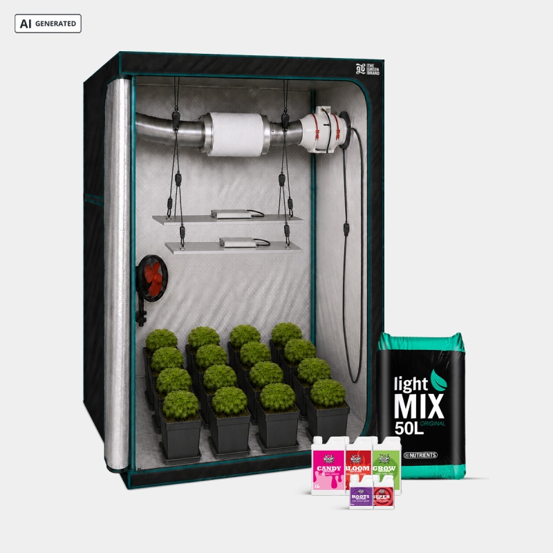 View Kit Completo Profesional 120x120 montaje cultivo