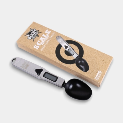 Cuchara báscula con caja