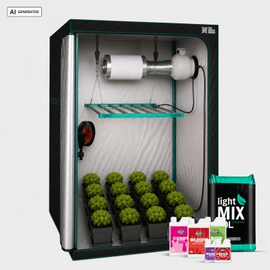 Kit Completo Experto 120x120 montaje cultivo