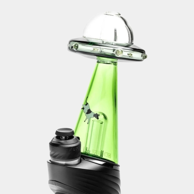 Hemper UFO Vortex para Puffco montado