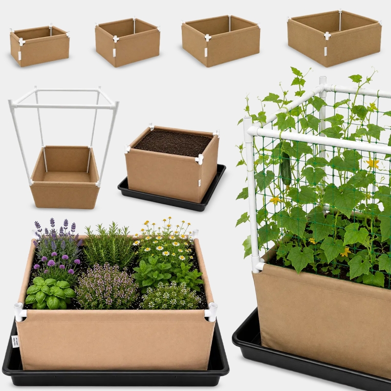 Cama de cultivo Grow Bed 60x60x40 cm Neptune  | Living Soil