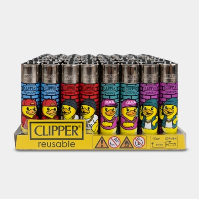 Clipper Cuack Style - Mechero Recargable con Diseño de Patos