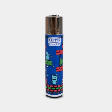 Mechero Clipper Insert Coins |Diseño Arcade Retro y Pixel Art