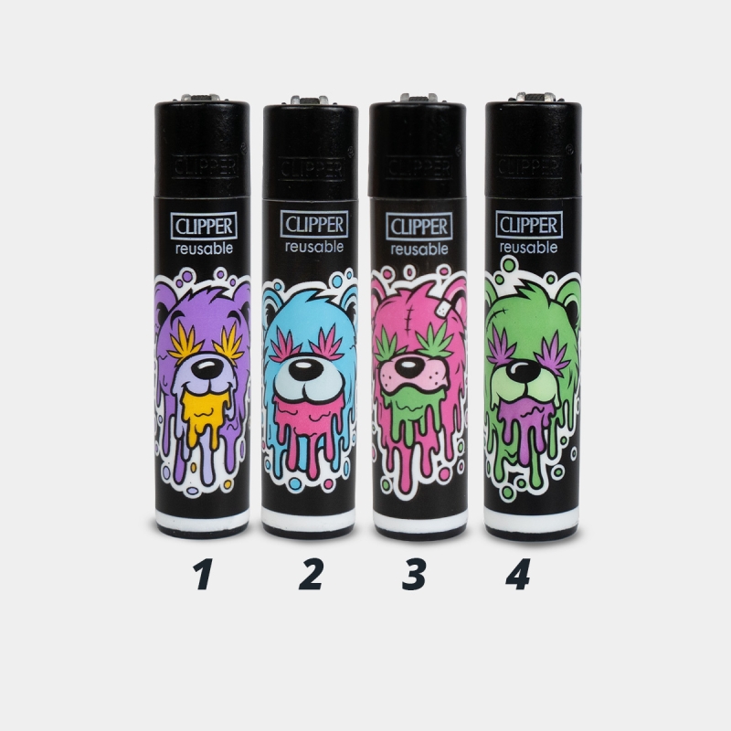 Mechero Clipper Juicy Bears | 4 Diseños Coleccionables