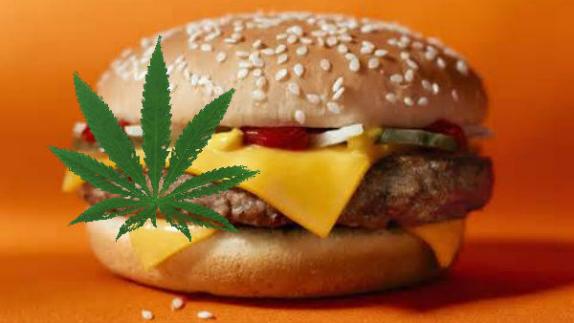hamburguesa de marihuana