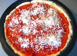 receta para preparar pizza
