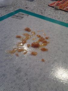 Shatter sur nappe en silicone Shatter élaboration