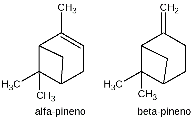 Structure of Pinene pinene