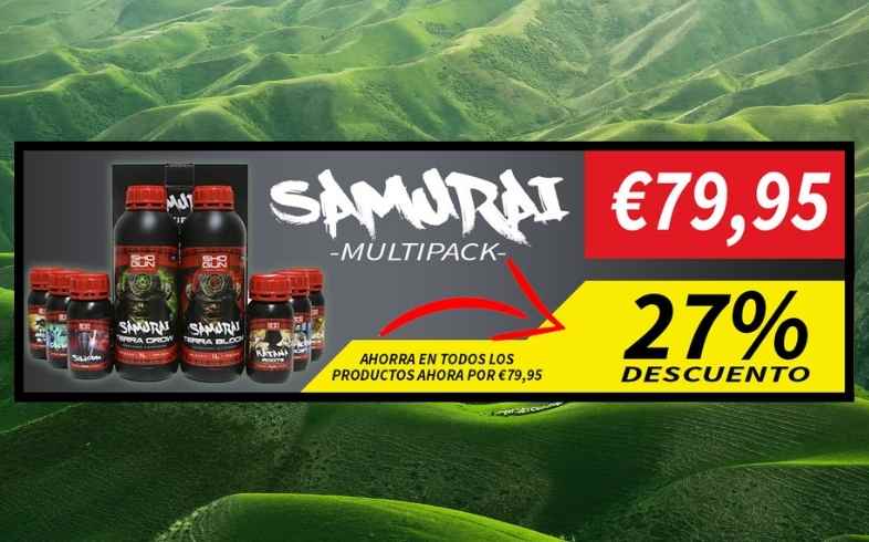 cultivos sanos y fuertes con Samurai Terra MultiPack de Shogun Fertilisers