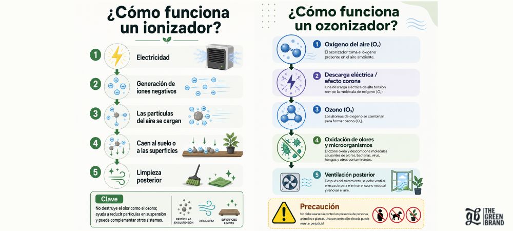 diferencias entre ozonizador o ionizador explicadas paso a paso