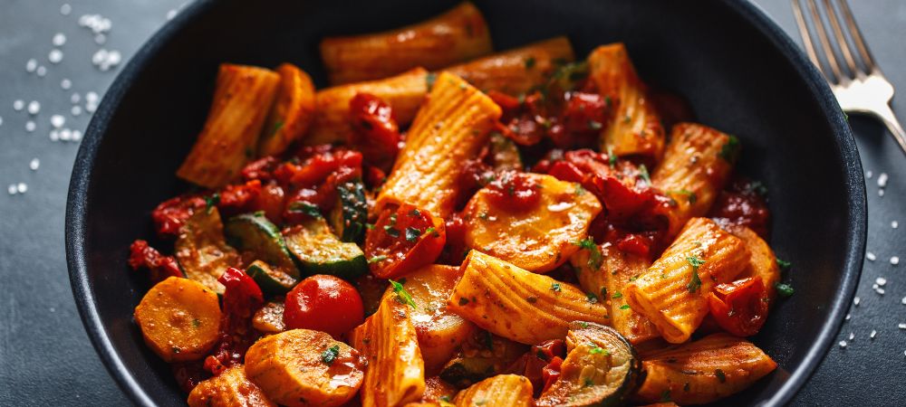 Pasta y salsa cannabis