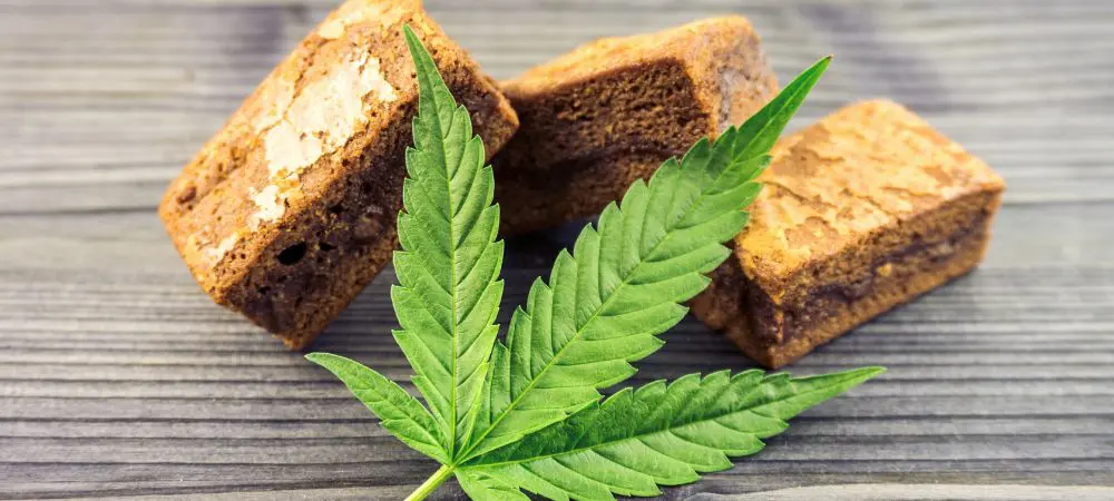 Brownie vegano cannábico