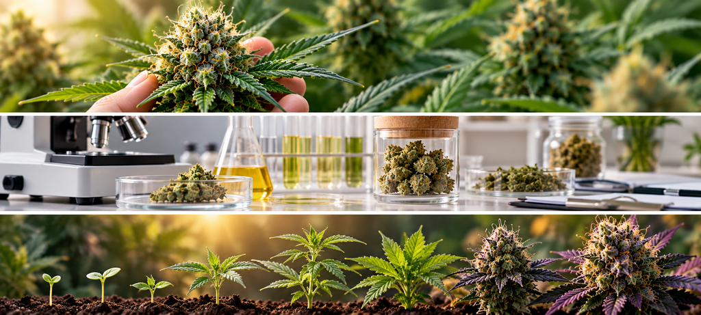 Componentes de la marihuana y desarrollo de la planta de cannabis