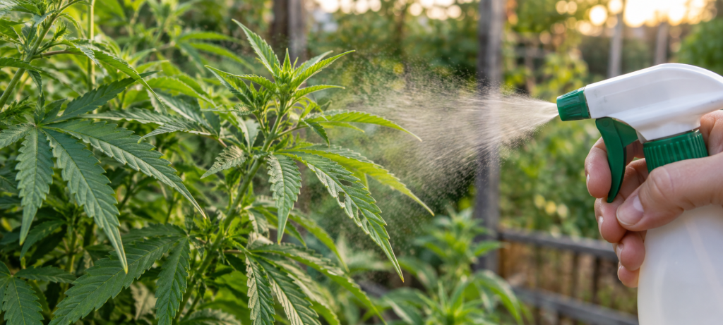 Aplicación de Soil Care Boom contra la oruga