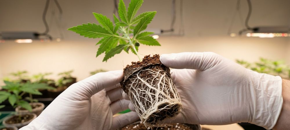 Qué maceta usar para trasplantes de la marihuana cuando las raíces ya están a punto para cambiar de maceta