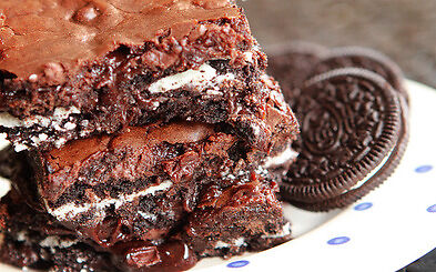 Brownie de Oreo con Marihuana Brownie de Oreo con Marihuana