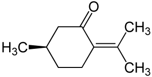 Pulegone Structure pulegone