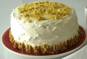 Pineapple Carrot Cake with Cannabis