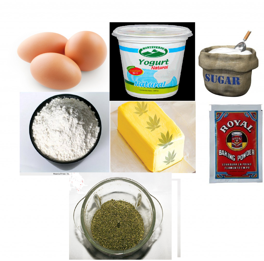 Ingredienti dolce di marijuana