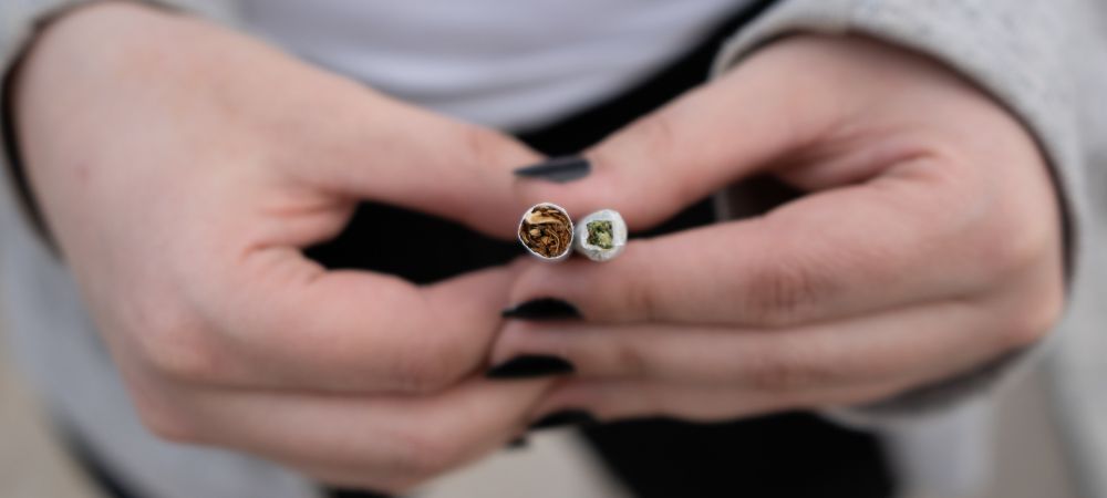 spliff, blunt and joint