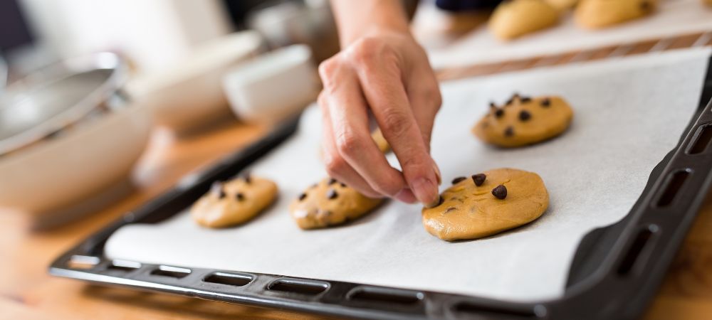 Préparation de cookies au cannabis