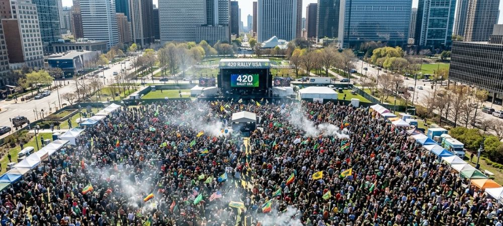 Concentración por el 420 en EEUU