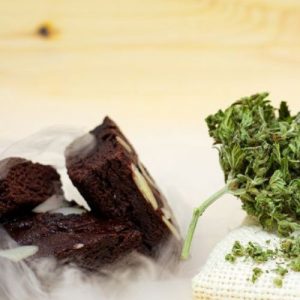 Schema brownie vegano cannábico