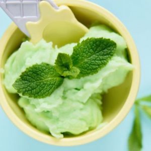 Schema helado de menta y marihuana