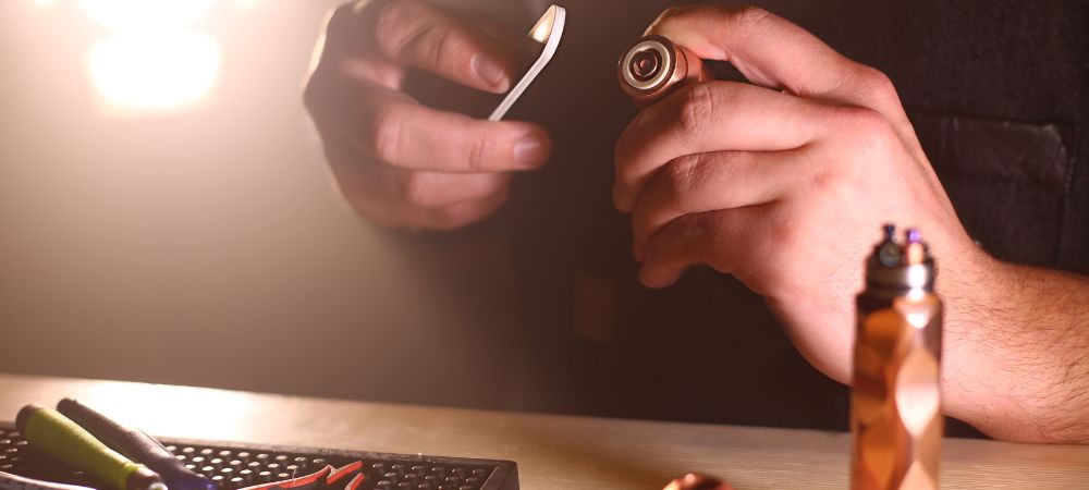 Ein Vape kann explodieren
