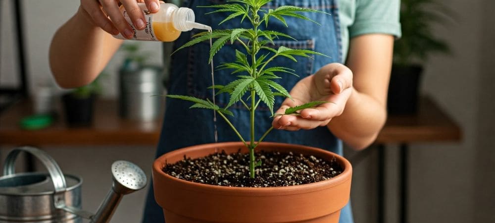 Como aplicar fertilizantes para crescimento e floração