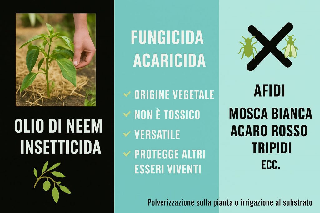 olio di neem come insetticida
