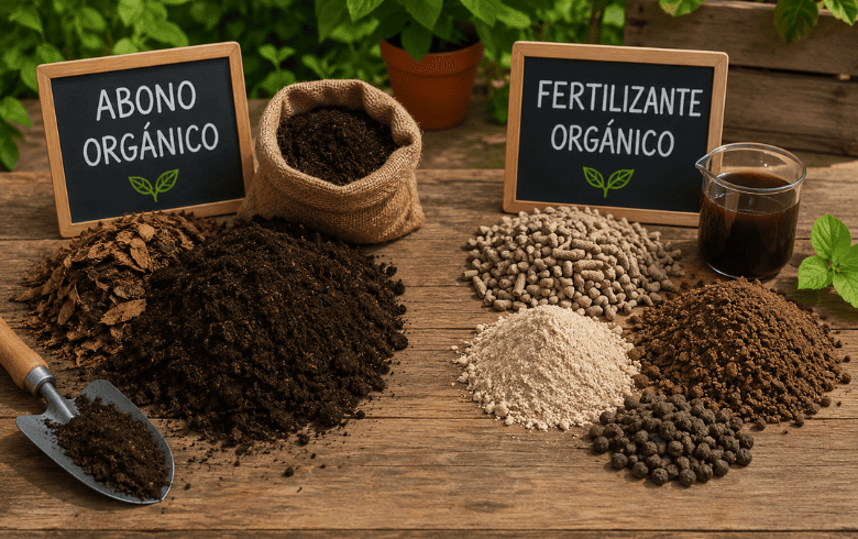 Abono vs fertilizante orgánico: cuándo usar cada uno