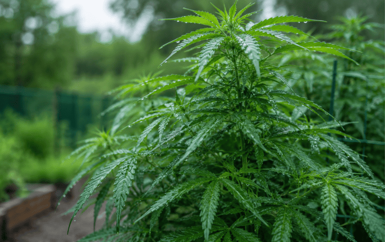 Cómo proteger las plantas de la lluvia en cultivo exterior.