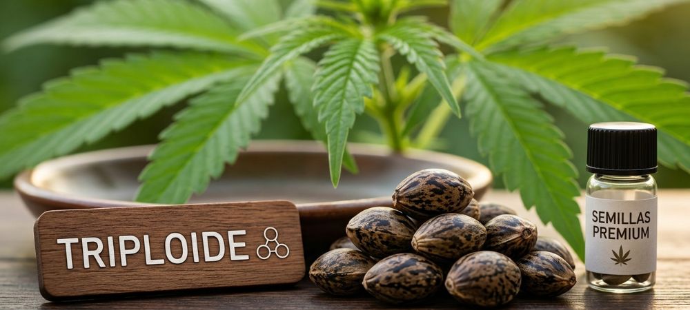semillas triploides seleccionadas por sus ventajas potenciales frente a semillas comunes de marihuana